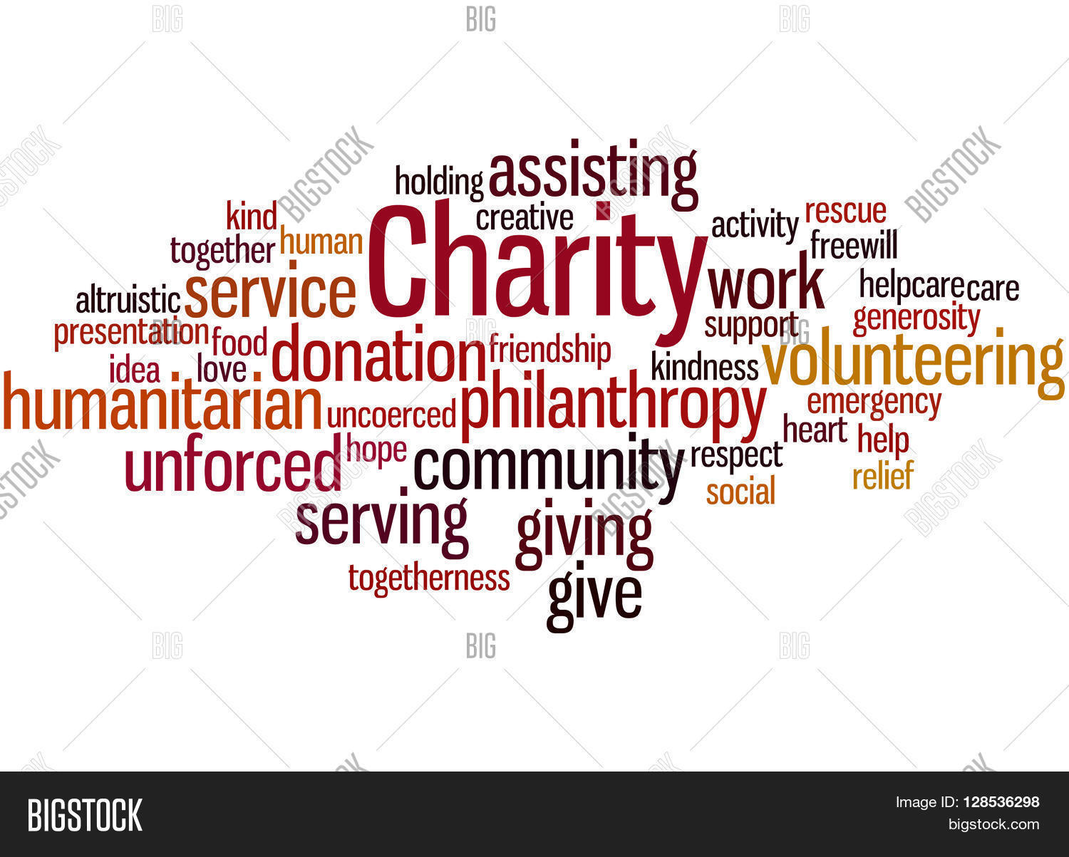 Charity, Word Cloud Image & Photo (Free Trial) | Bigstock