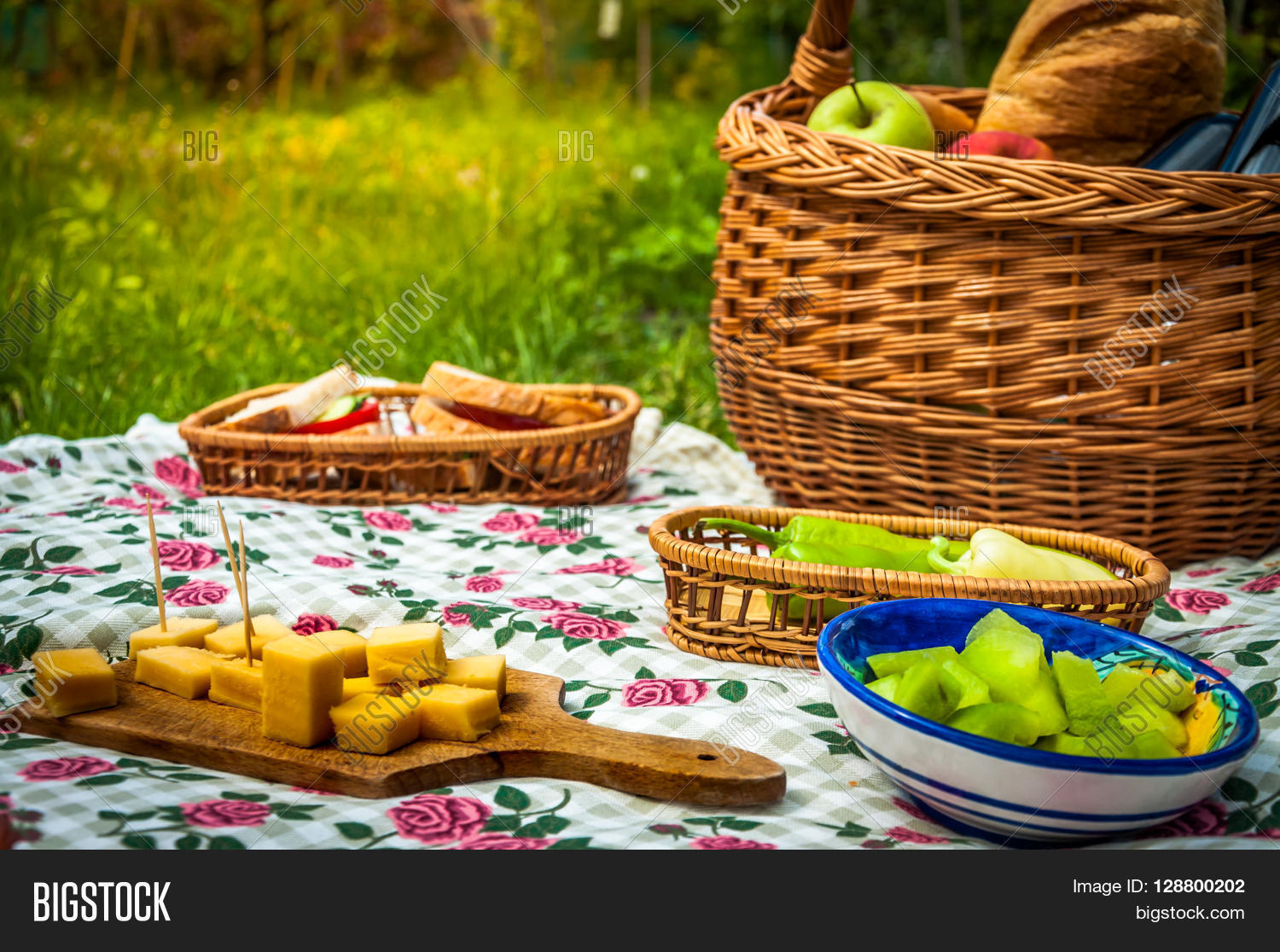 Picnic Scene, Detail, Image & Photo (Free Trial) Bigstock