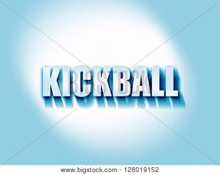 kickball sign background
