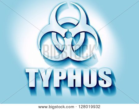 Typhus concept background