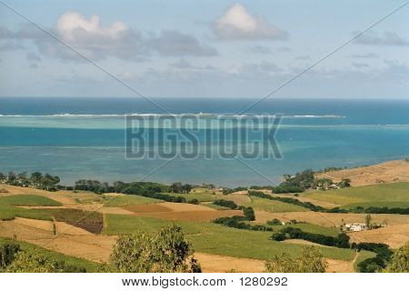 schöne Aussicht auf mauritius