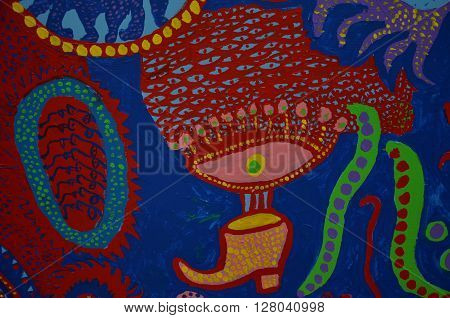 OSLO, NORWAY - MAY 01 2016: Yayoi Kusama - In Infinity. Yayoi Kusama came onto New York's 1960s art scene as almost a woman counterpart to Andy Warhol, expressing herself in a mixture of art, fashion, and happenings.