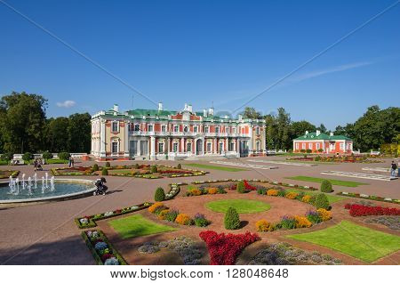 Kadriorg Palace was built by Tsar Peter the Great in the 18th Century Tallinn Estonia