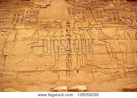 Ancient Temple of Karnak in Luxor, Egypt