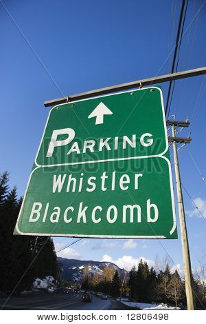 Anzeichen für Whistler Blackcomb.