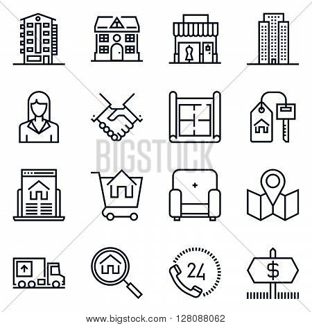 Search For House, Real Estate Icon