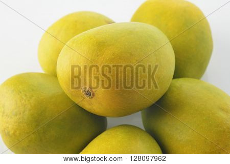 Stack of Alphonso Mangoes shot in Studio