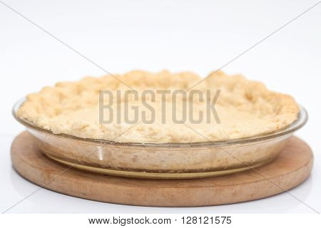 Quiche lorraine preparation : Baked quiche lorraine dough