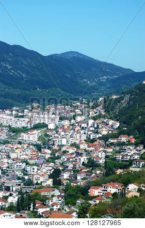 View on the roofs of houses suburb of Herceg Novi - Igalo (Montenegro)
** Note: Visible grain at 100%, best at smaller sizes