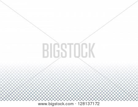 Blue gradient with grid pattern on white background