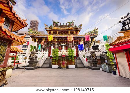 Kwan Tai Temple in Yokohama, Japan.