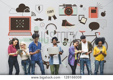 Youth Social Media Technology Lifestyle Concept