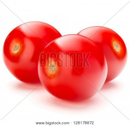 fresh cherry tomato isolated on white background cutout