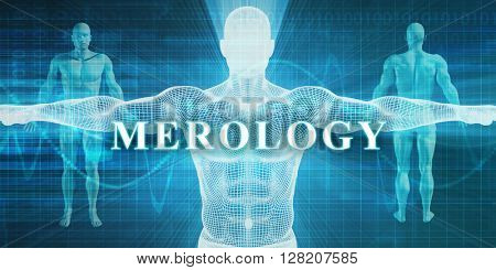 Merology as a Medical Specialty Field or Department 3D Illustration Render