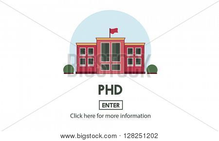 PHD Doctor of Philosophy Knowledge Education Concept