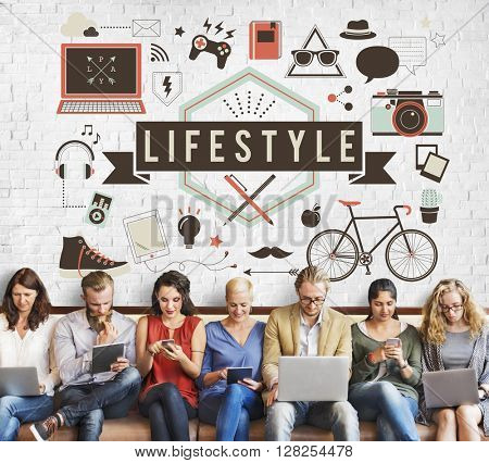 Lifestyle Bahaviour Culture Hobby Interests Ways Concept