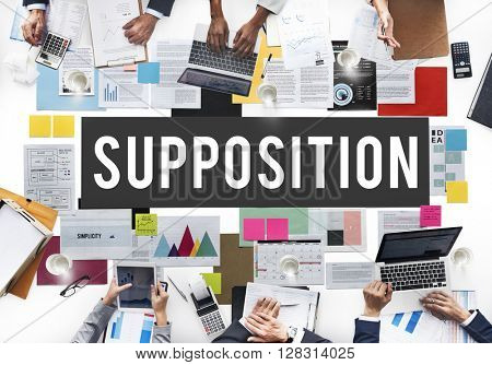 Supposition Prediction Logic Ideas Concept