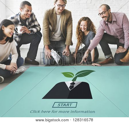 Environment Ecology Symbol Start Plant Concept