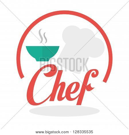 Chef concept with icon design, vector illustration 10 eps graphic.
