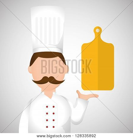 Chef concept with icon design, vector illustration 10 eps graphic.
