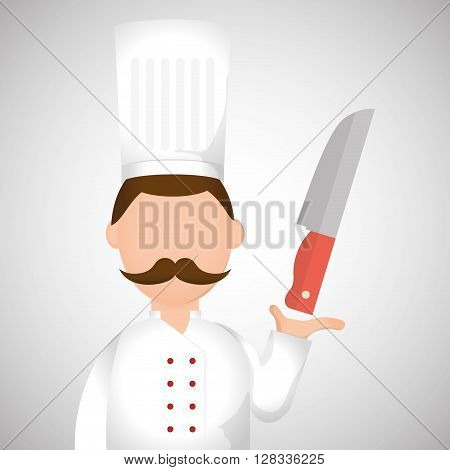 Chef concept with icon design, vector illustration 10 eps graphic.
