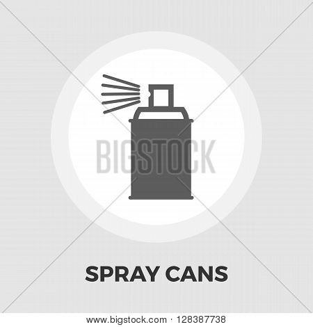 Spray with chemicals icon vector. Flat icon isolated on the white background. Editable EPS file. Vector illustration.