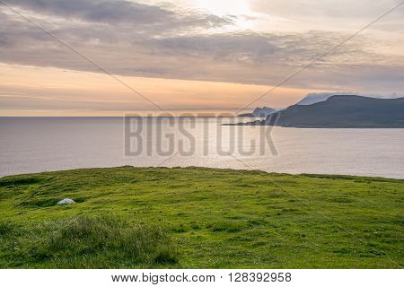 Coastland Of Ireland, Wild Atlantic Way, At Sunrise