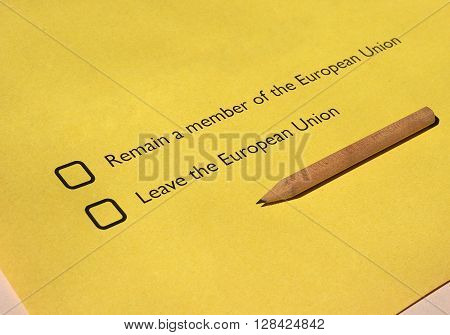 Brexit Referendum In Uk