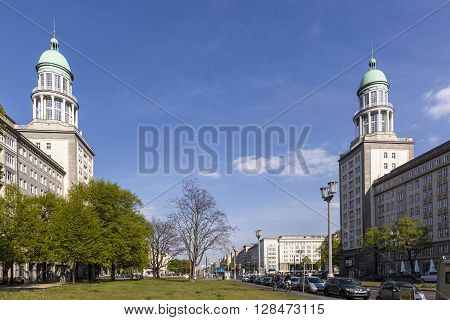 The Frankfurter Tor (frankfurt Gate) In Berlin