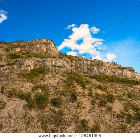 View of Val Rosandra in the Karst region