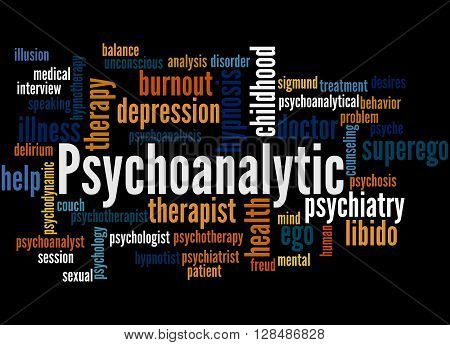 Psychoanalytic, Word Cloud Concept 3