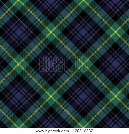 gordon tartan fabric textile check pattern seamless.Vector illustration. EPS 10. No transparency. No gradients.