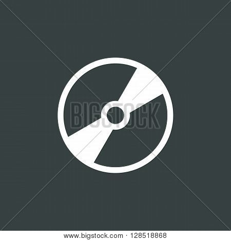 Cd Icon In Vector Format. Premium Quality Cd Symbol. Web Graphic Cd Sign On Dark Background.