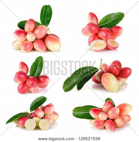 Carunda Or Karonda Isolated On White