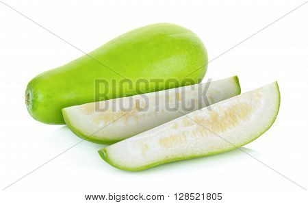 Winter Melon Isolated On The White Background