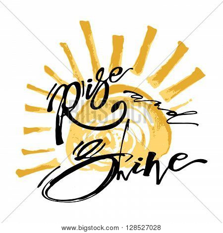 Enjoy Rise .rise Shine, Enjoy Vector & Photo (Free Trial) | Bigstock