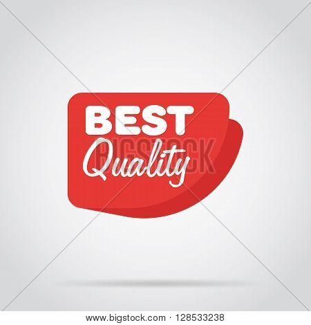 Premium quality flat abstract isolated vector illustration. Design of ad offer. Premium quality banner. Sale sticker. Premium quality sticker. Promo offer. Premium quality badge. Special offer ad tag. Premium quality label. Vector icon of premium quality.