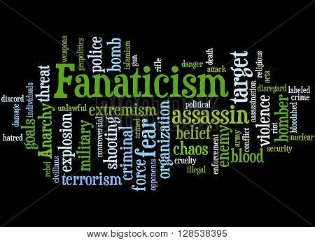 Fanaticism, Word Cloud Concept 4