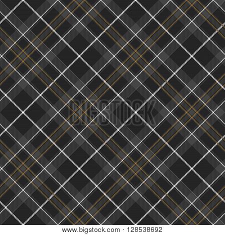 Pride of scotland hunting tartan diagonal seamless background .Vector illustration. EPS 10. No transparency. No gradients.