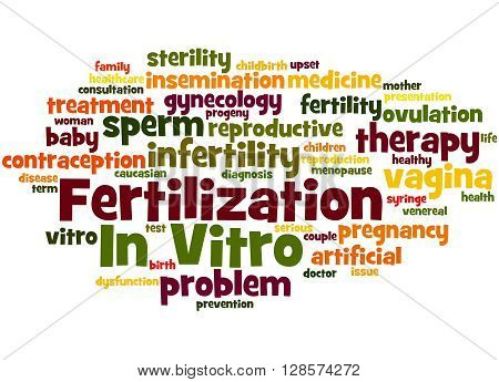 In Vitro Fertilisation, Word Cloud Concept 3