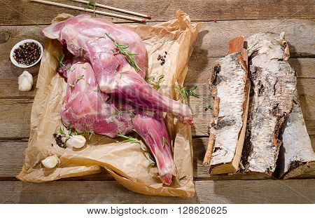 Two Raw Lamb Shanks R