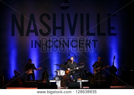 NEW YORK-MAY 5: Actor/singer Chris Carmack performs onstage during ABC's 