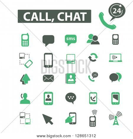 call chat icons
