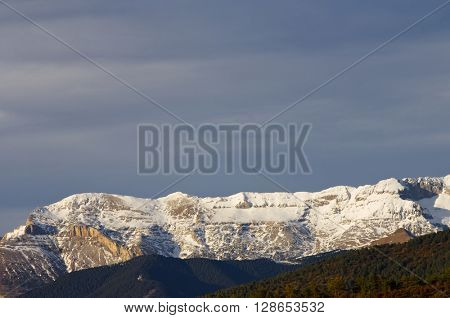Tendenera Mountains in Tena Valley, Pyrenees, Huesca, Aragon, Spain.