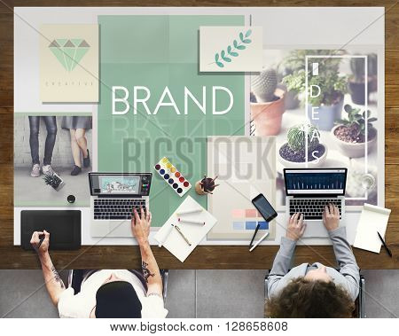 Brand Branding Label Marketing Profile Trademark Concept