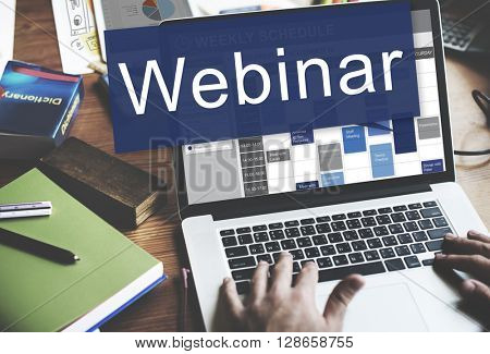 Webinar Website Online Internet Netwotking Concept