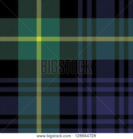 gordon tartan fabric texture seamless pattern.Vector illustration. EPS 10. No transparency. No gradients.