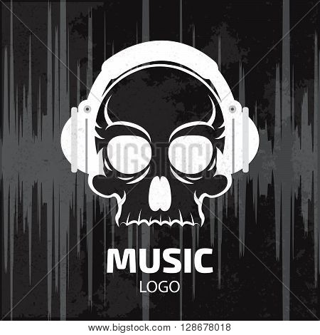 Music Skull Logo