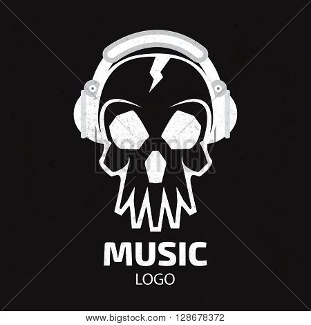 Music Skull Logo