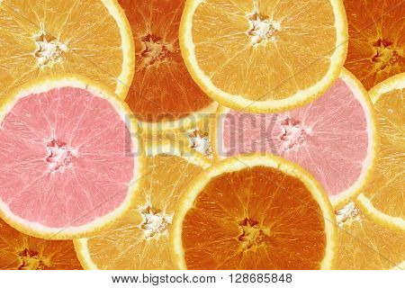 fresh orange orange background Slices of orange
